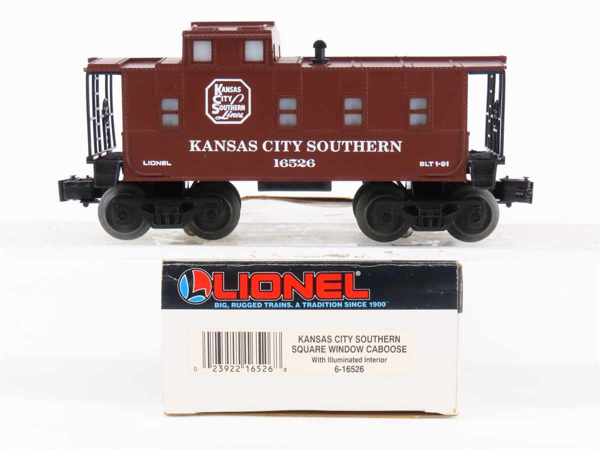 O Gauge 3-Rail Lionel 6-16526 KCS Kansas City Southern Caboose #16526