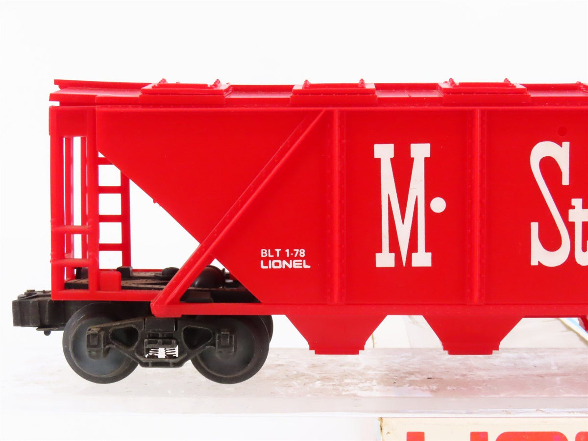 O Gauge 3-Rail Lionel 6-9213 M&amp;STL Minneapolis &amp; St Louis 4-Bay Hopper #9213