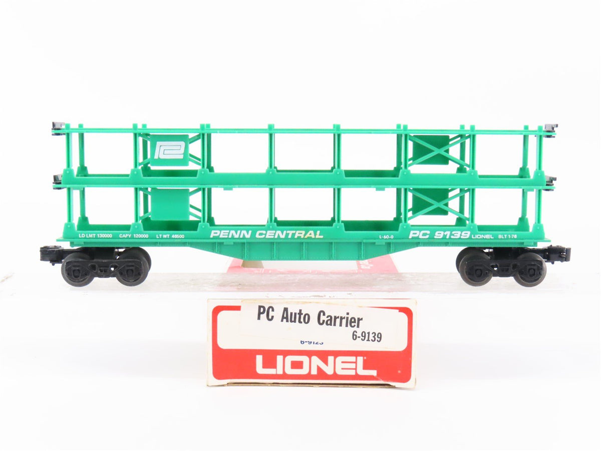 O Gauge 3-Rail Lionel 6-9139 PC Penn Central Railroad Auto Carrier #9139