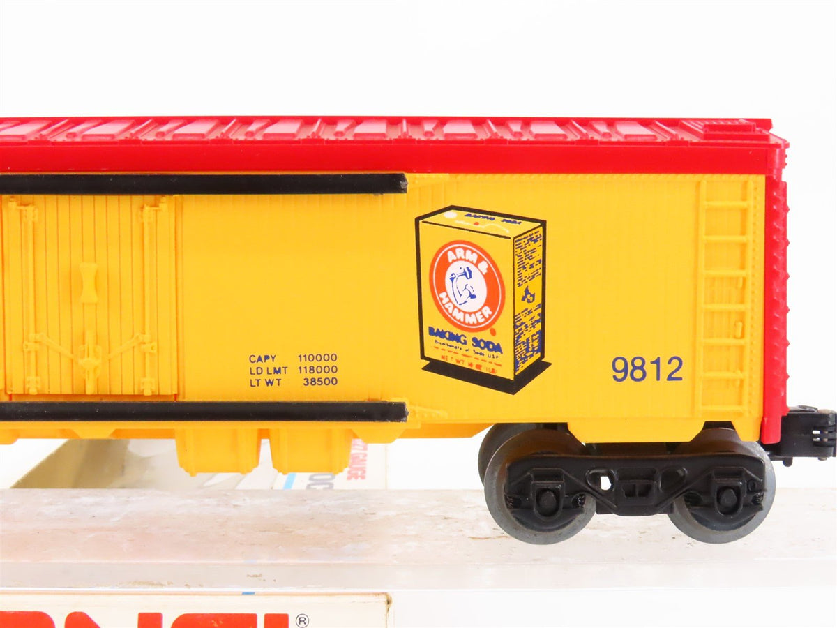 O Gauge 3-Rail Lionel 6-9812 Arm &amp; Hammer Baking Soda Billboard Reefer #9812