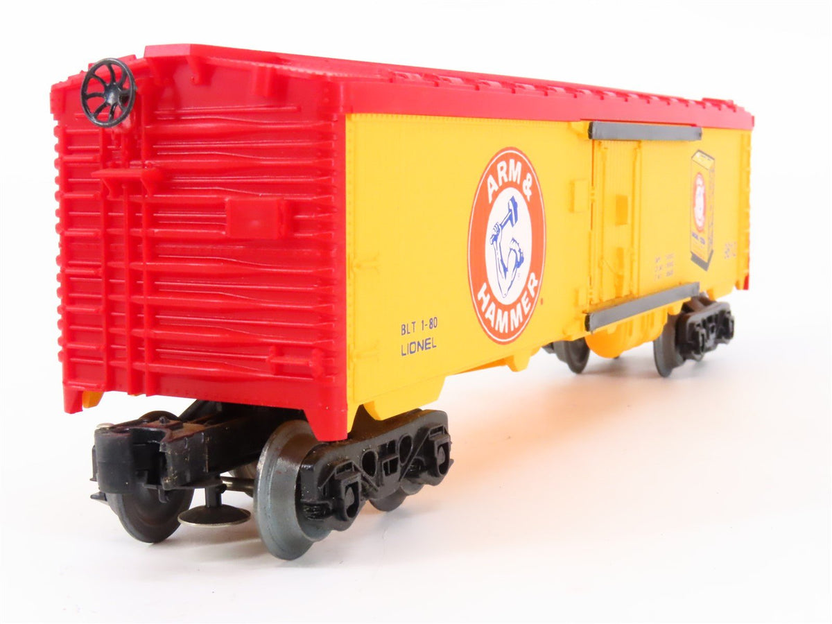 O Gauge 3-Rail Lionel 6-9812 Arm &amp; Hammer Baking Soda Billboard Reefer #9812