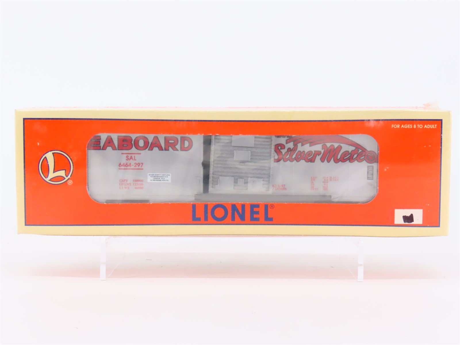 O Gauge 3-Rail Lionel 6-19290 SAL Seaboard Air Line Box Car #6464-297 Sealed