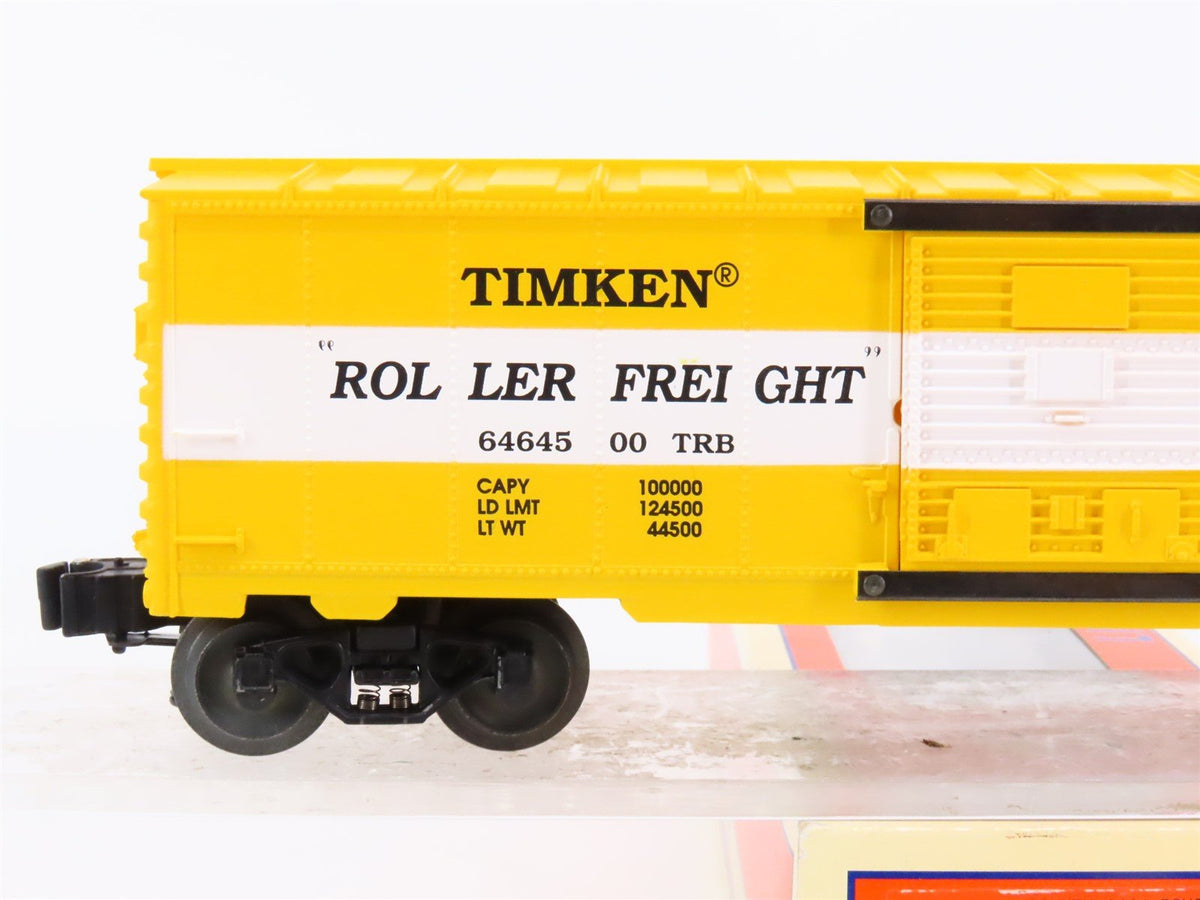 O Gauge 3-Rail Lionel 6-29212 TRB Timken Roller Freight Box Car #6464500