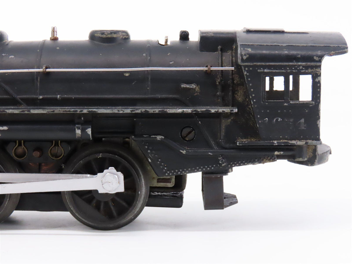 O Gauge 3-Rail Lionel Unlettered 2-4-0 Steam Locomotive #1654