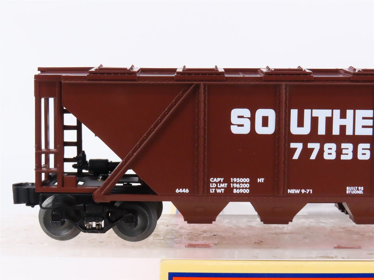 O Gauge 3-Rail Lionel 6-16439 SOU Southern Railroad 4-Bay Covered Hopper #77836