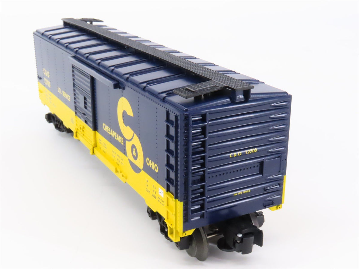 O Gauge 3-Rail Lionel 6-17268 C&amp;O Chesapeake &amp; Ohio Single Door Box Car #12700