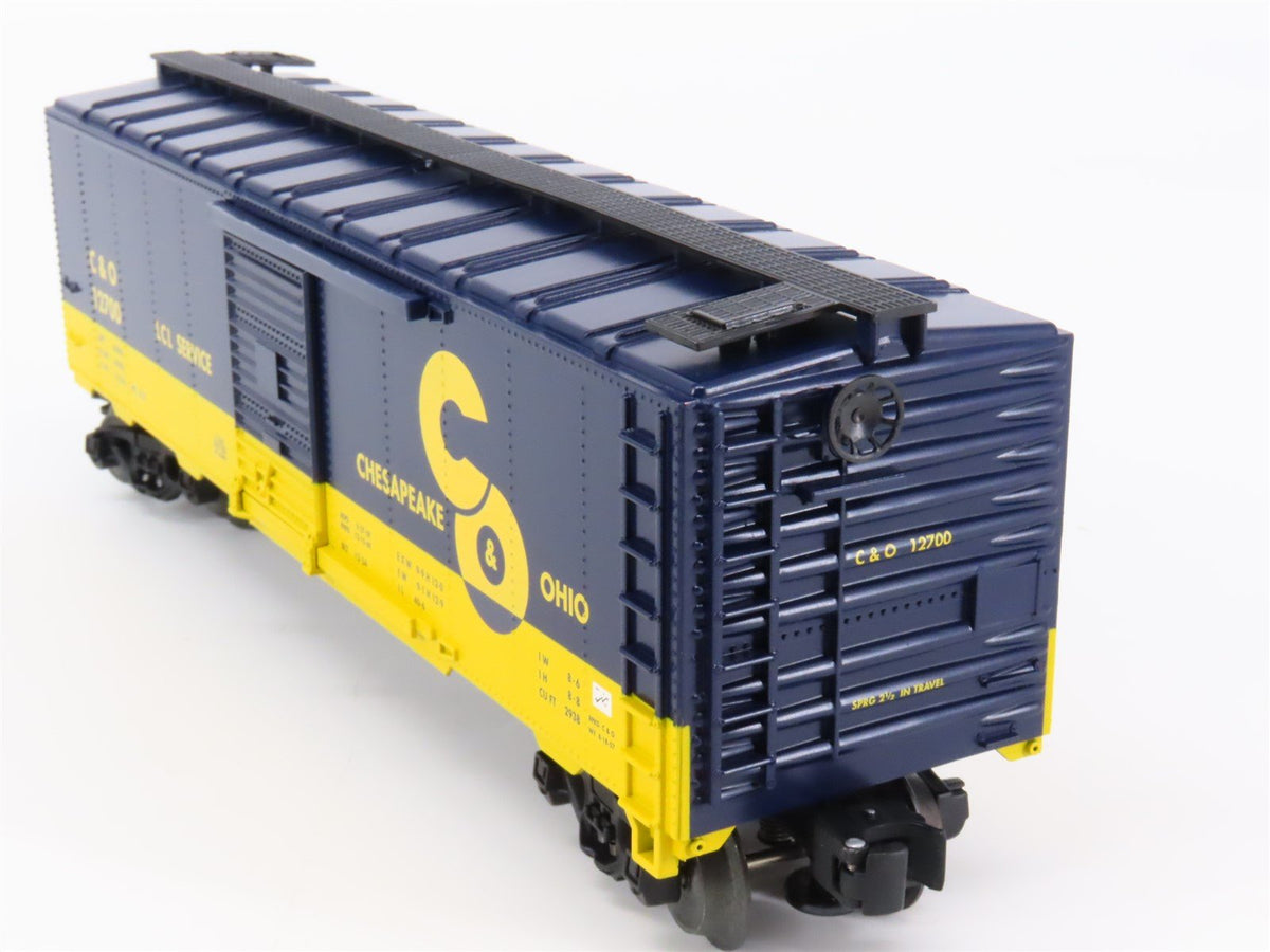 O Gauge 3-Rail Lionel 6-17268 C&amp;O Chesapeake &amp; Ohio Single Door Box Car #12700