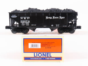 O Gauge 3-Rail Lionel 6-17018 Die-Cast NKP Nickel Plate Road 2-Bay Hopper #33074