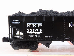 O Gauge 3-Rail Lionel 6-17018 Die-Cast NKP Nickel Plate Road 2-Bay Hopper #33074