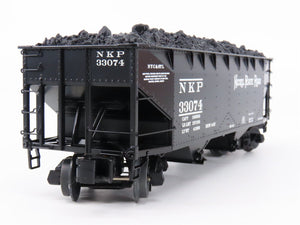 O Gauge 3-Rail Lionel 6-17018 Die-Cast NKP Nickel Plate Road 2-Bay Hopper #33074