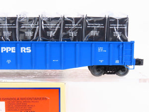 O Gauge 3-Rail Lionel 6-17475 KGCX Koppers Gondola #213 w/ Containers