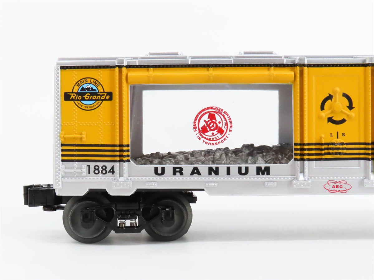 O Gauge 3-Rail Lionel 6-52562 D&amp;RGW Rio Grande Uranium Transport Mint Car #1884