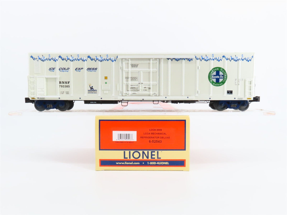 O Gauge 3-Rail Lionel 6-52543 LCCA 2009 BNSF Railway Mechanical Reefer #793385