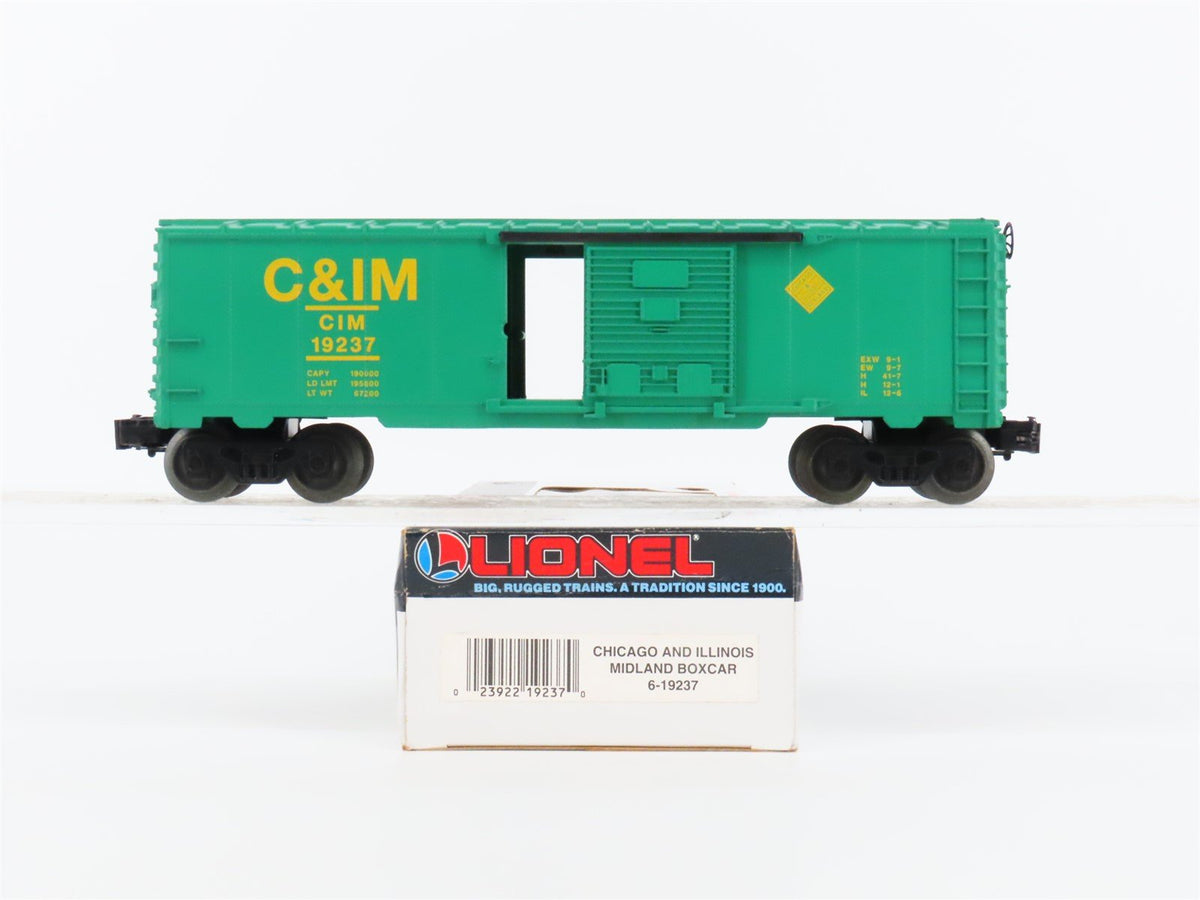 O Gauge 3-Rail Lionel 6-19237 C&amp;IM Chicago &amp; Illinois Midland Box Car #19237