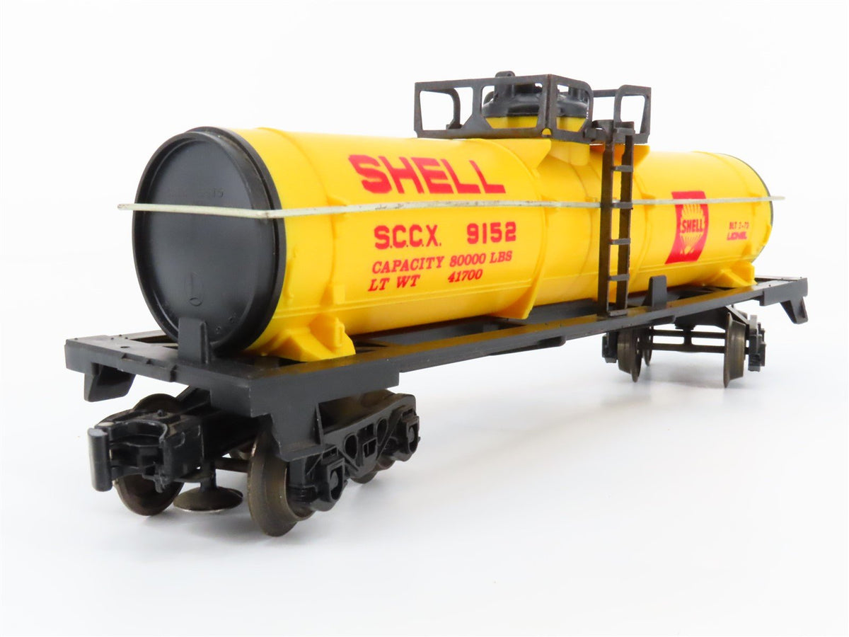 O Gauge 3-Rail Lionel 6-9152 SCCX Shell Single Dome Tank Car #9152