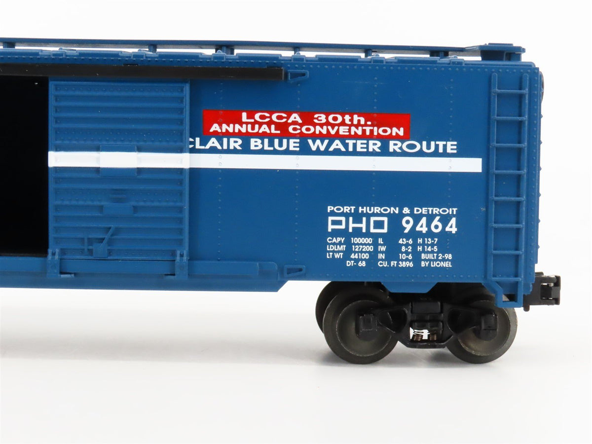 O Gauge 3-Rail Lionel 6-17234 LCCA 2000 PHD Port Huron &amp; Detroit Box Car #9464