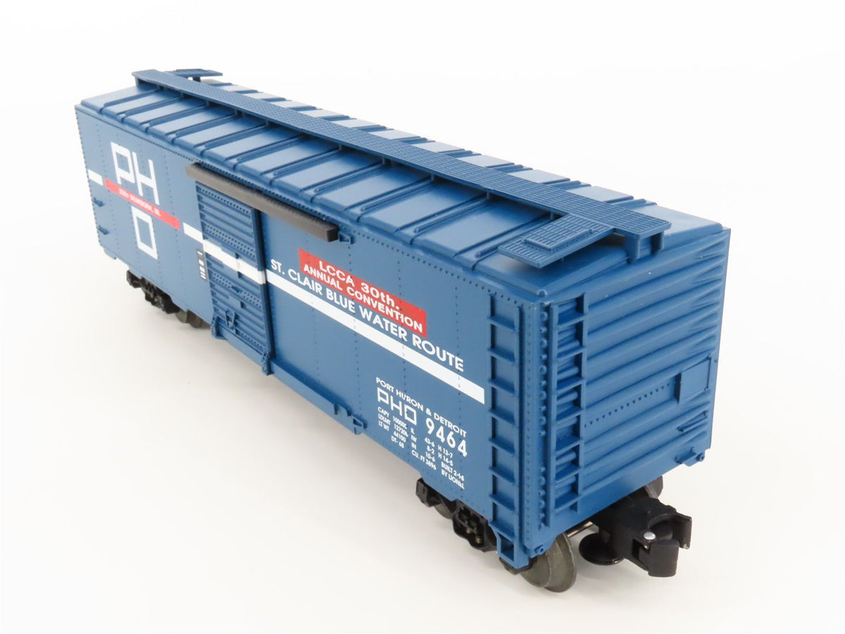 O Gauge 3-Rail Lionel 6-17234 LCCA 2000 PHD Port Huron &amp; Detroit Box Car #9464