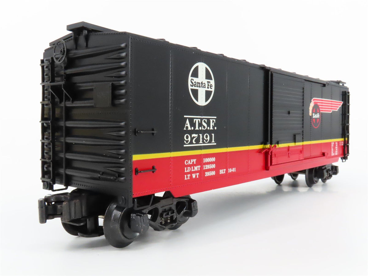 O Gauge 3-Rail K-Line K761-1051 ATSF Santa Fe Single Door Box Car #97191