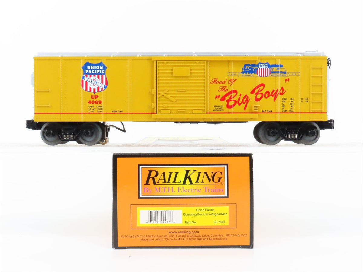 O Gauge 3-Rail MTH Rail King 30-7466 UP Union Pacific Operating Box Car #4069