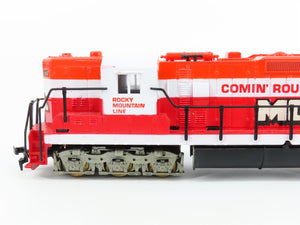 HO Scale Tyco Rocky Mountain Railroad SD7 Diesel Locomotive w/Caboose