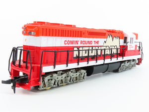 HO Scale Tyco Rocky Mountain Railroad SD7 Diesel Locomotive w/Caboose