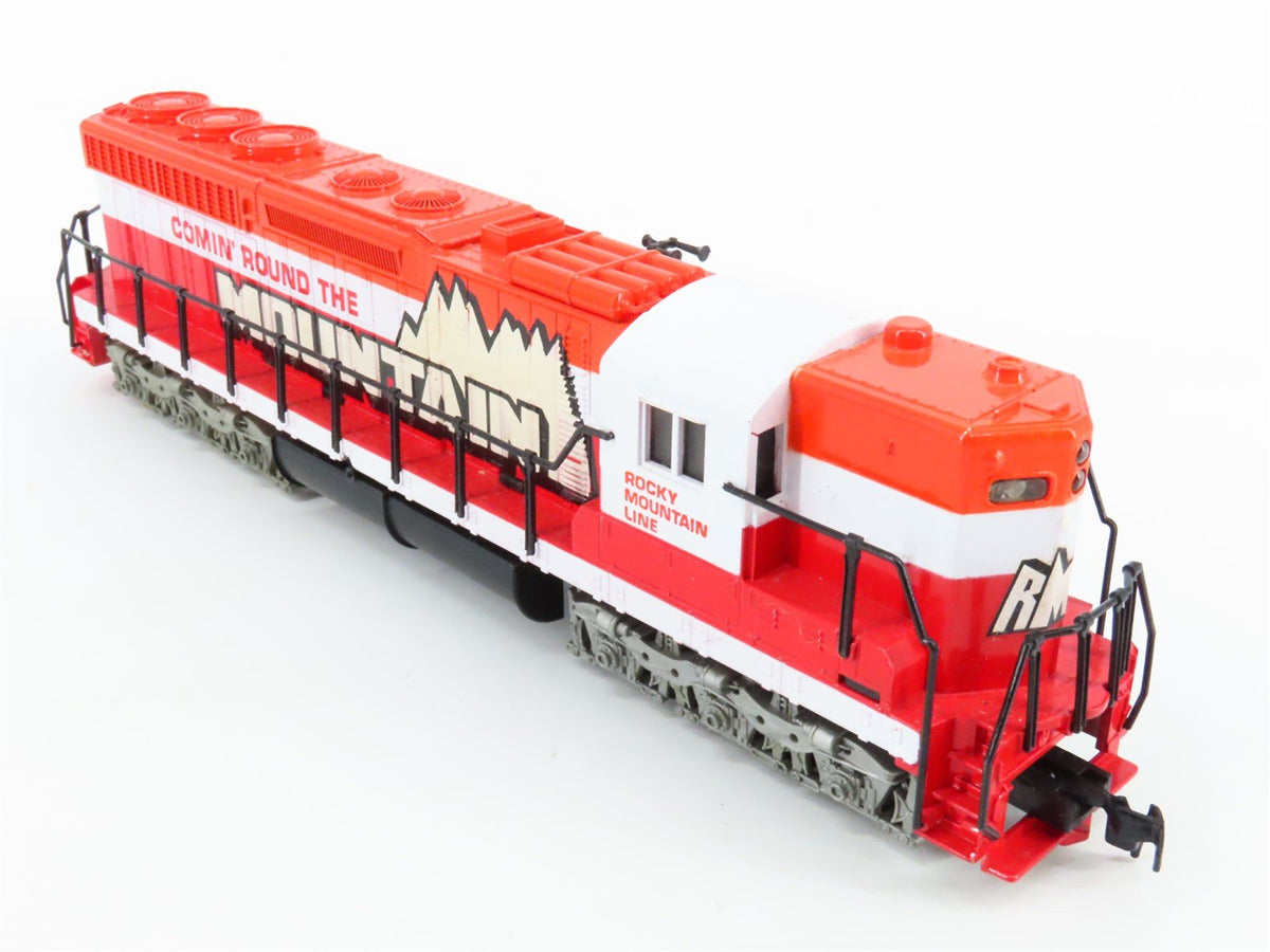 HO Scale Tyco Rocky Mountain Railroad SD7 Diesel Locomotive w/Caboose