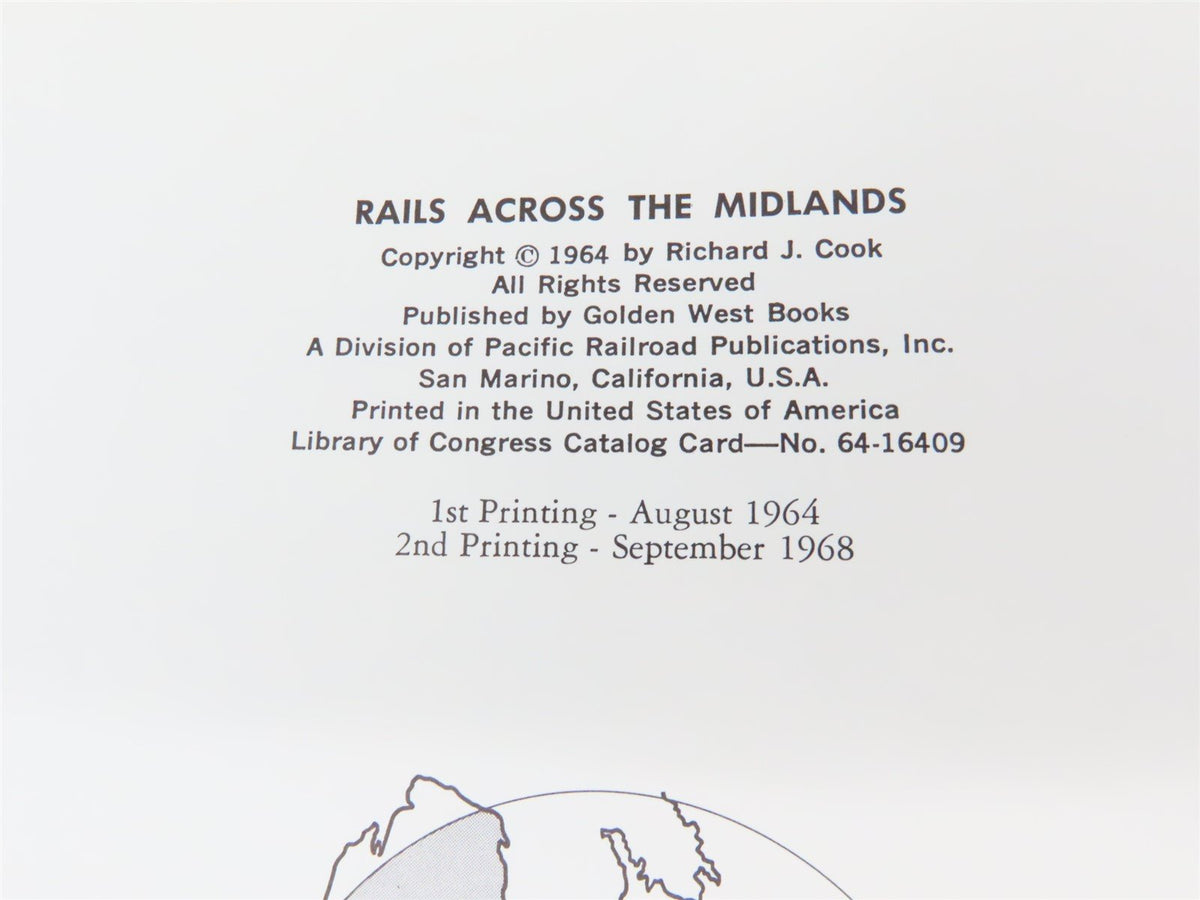 Rails Across The Midlands by Richard J. Cook ©1968 HC Book