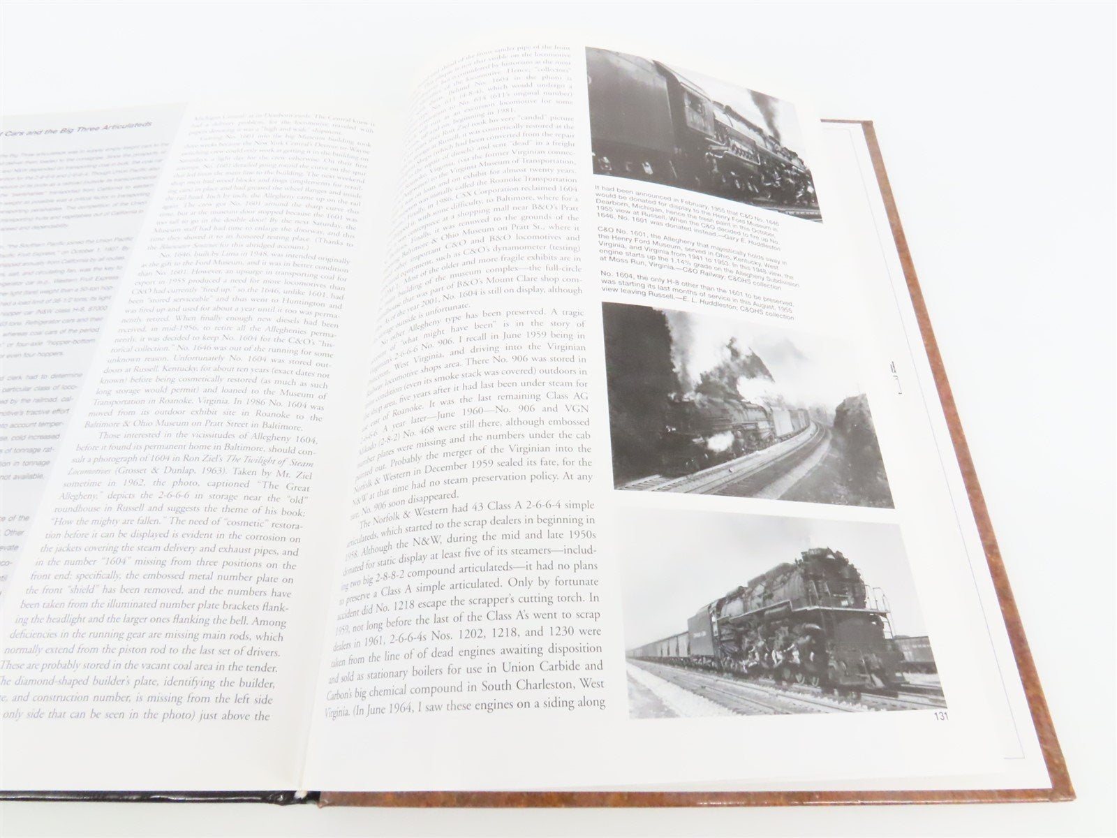 World's Greatest Steam Locomotives by Eugene L. Huddleston ©2001 HC Book