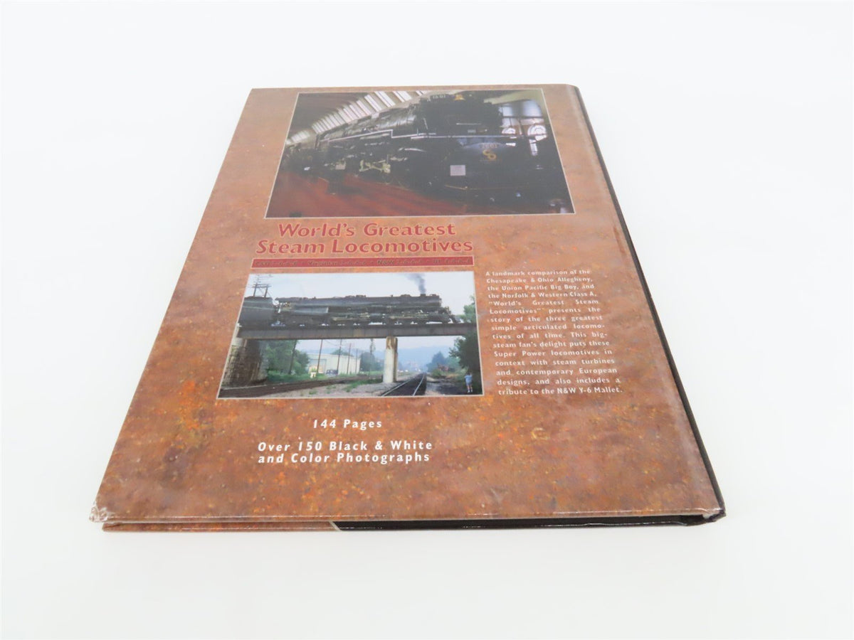 World&#39;s Greatest Steam Locomotives by Eugene L. Huddleston ©2001 HC Book