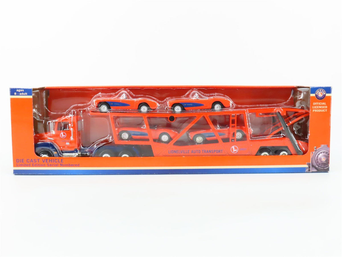 O Gauge Lionel RMT-46402 Lionel Die-Cast Car Carrier Truck w/Car Loads