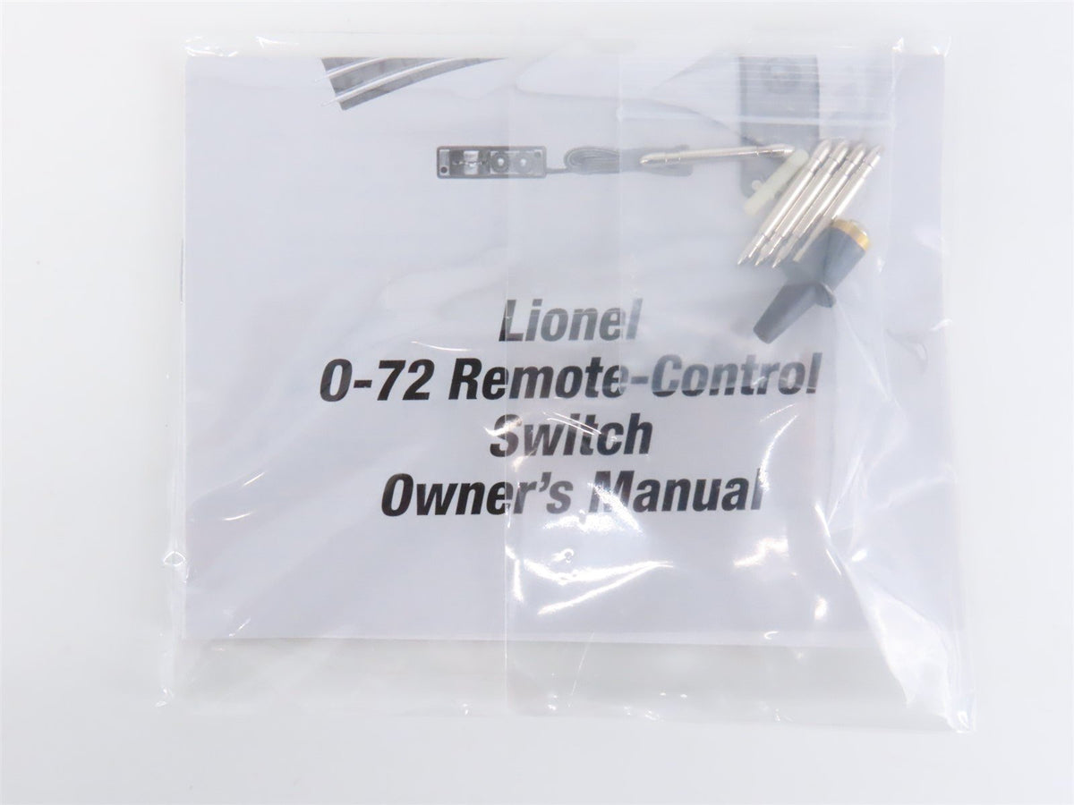 O Gauge 3-Rail Lionel 6-65165 Remote Control Right Hand Switch Track