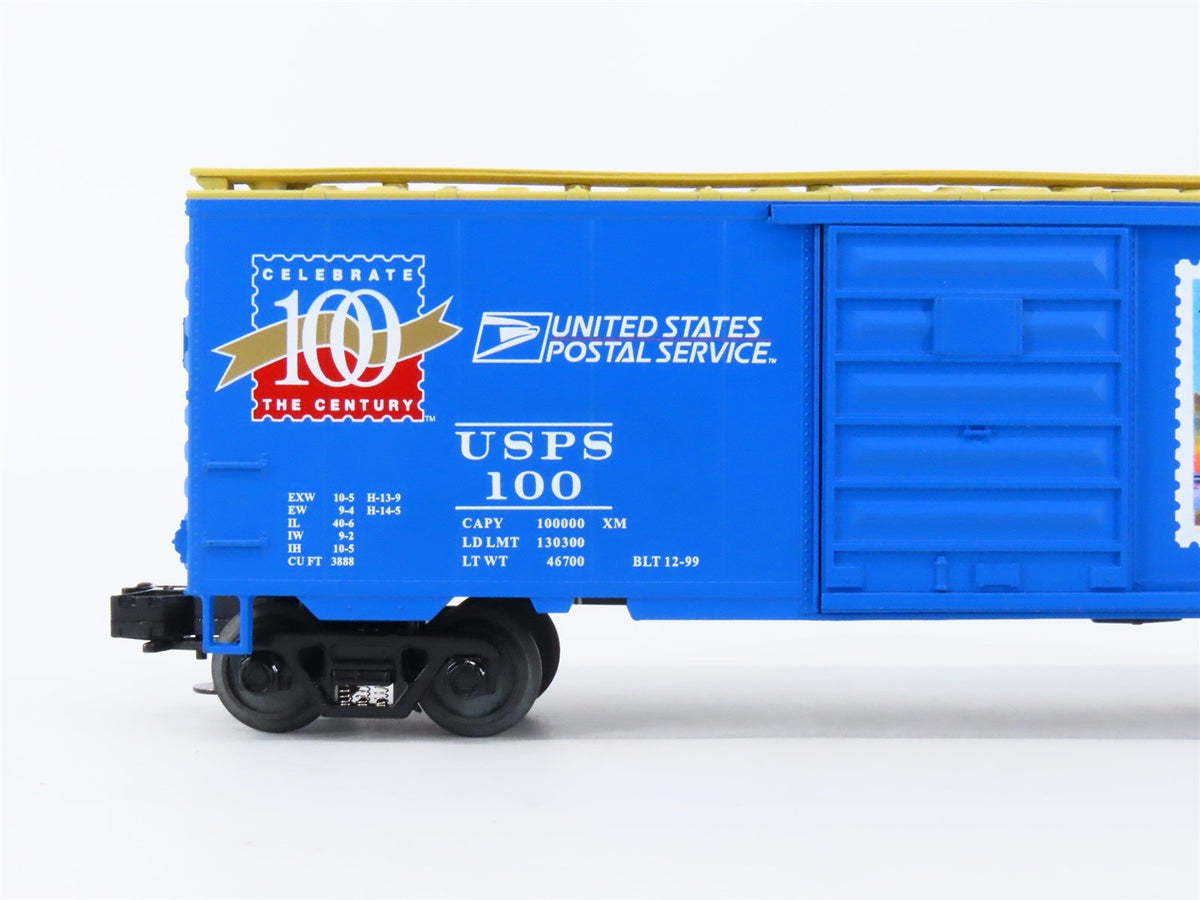 O Gauge 3-Rail MTH 20-93041 USPS United States Postal Office 40&#39; Box Car #100