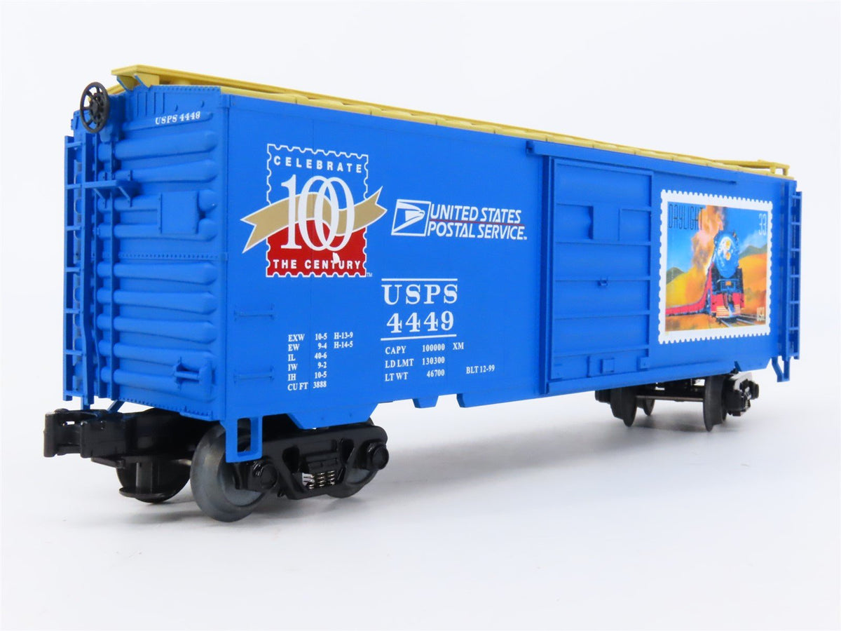 O Gauge 3-Rail MTH 20-93040 USPS United States Postal Office 40&#39; Box Car #4449