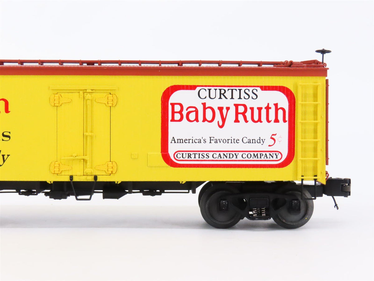 O Gauge 3-Rail MTH 20-94306 NADX Curtiss Baby Ruth 36&#39; Wood Reefer #4533