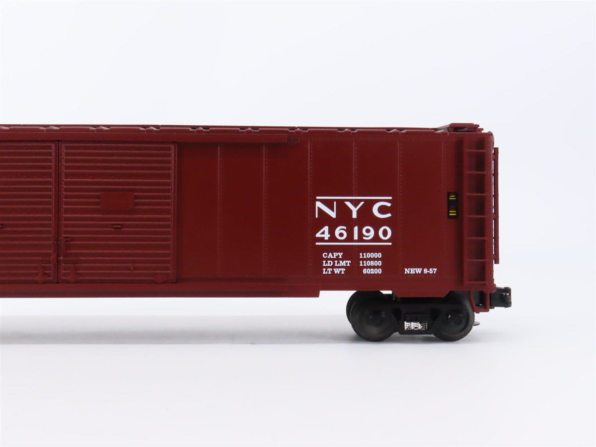 O Gauge 3-Rail MTH 20-90017A NYC New York Central 50&#39; Double Door Box Car #46190