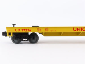 O Gauge 3-Rail MTH 20-98171 UP Union Pacific Flat Car #57256 w/ 48' Trailer