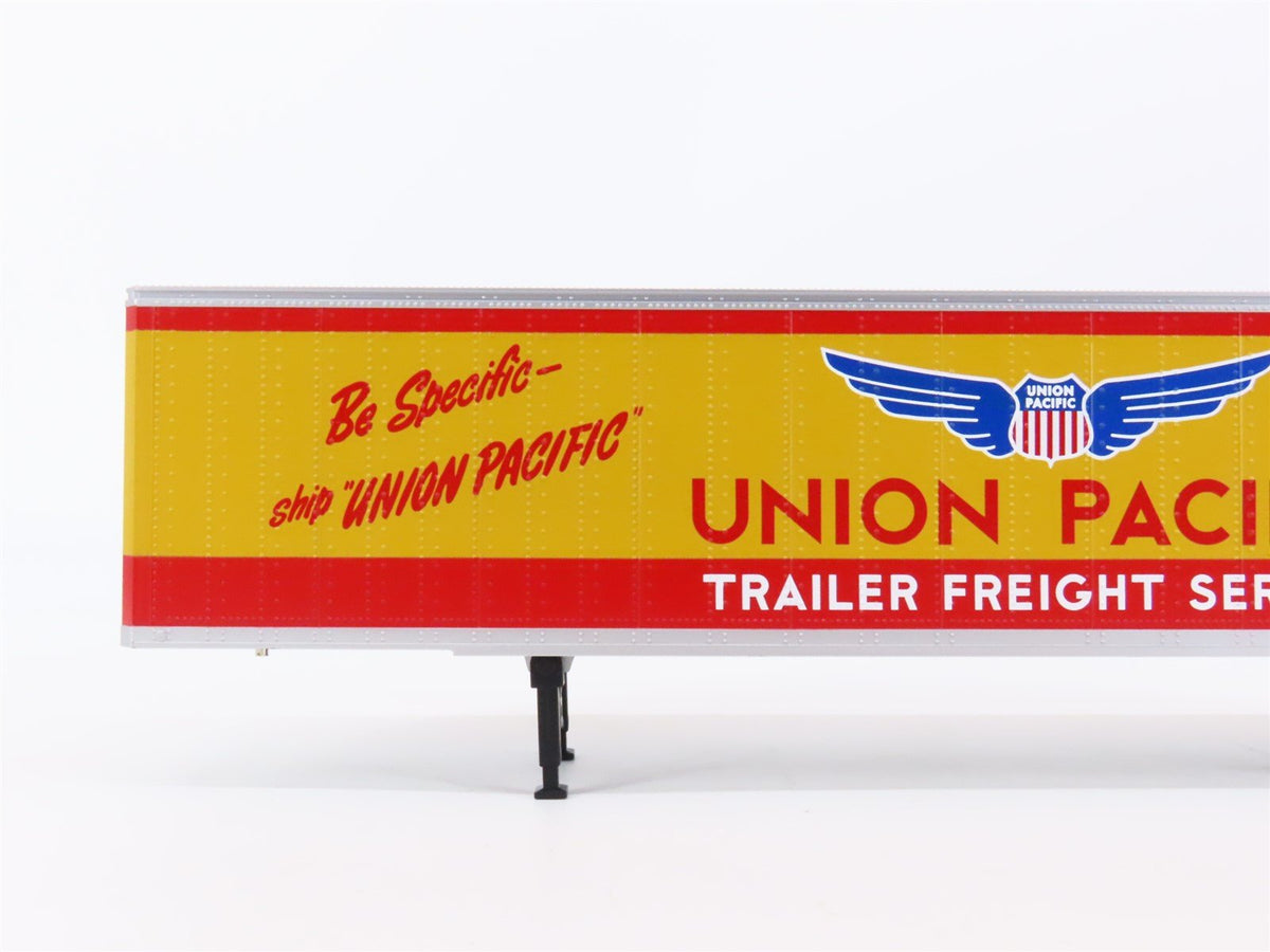 O Gauge 3-Rail MTH 20-98171 UP Union Pacific Flat Car #57256 w/ 48&#39; Trailer