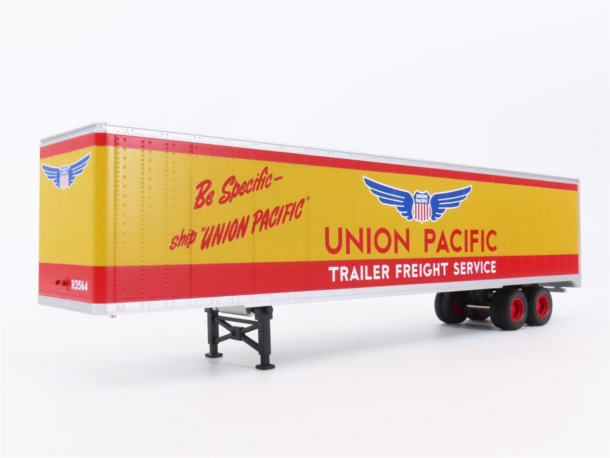 O Gauge 3-Rail MTH 20-98171 UP Union Pacific Flat Car #57256 w/ 48&#39; Trailer