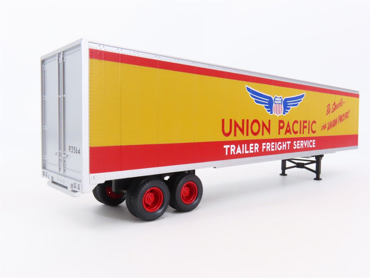 O Gauge 3-Rail MTH 20-98171 UP Union Pacific Flat Car #57256 w/ 48&#39; Trailer