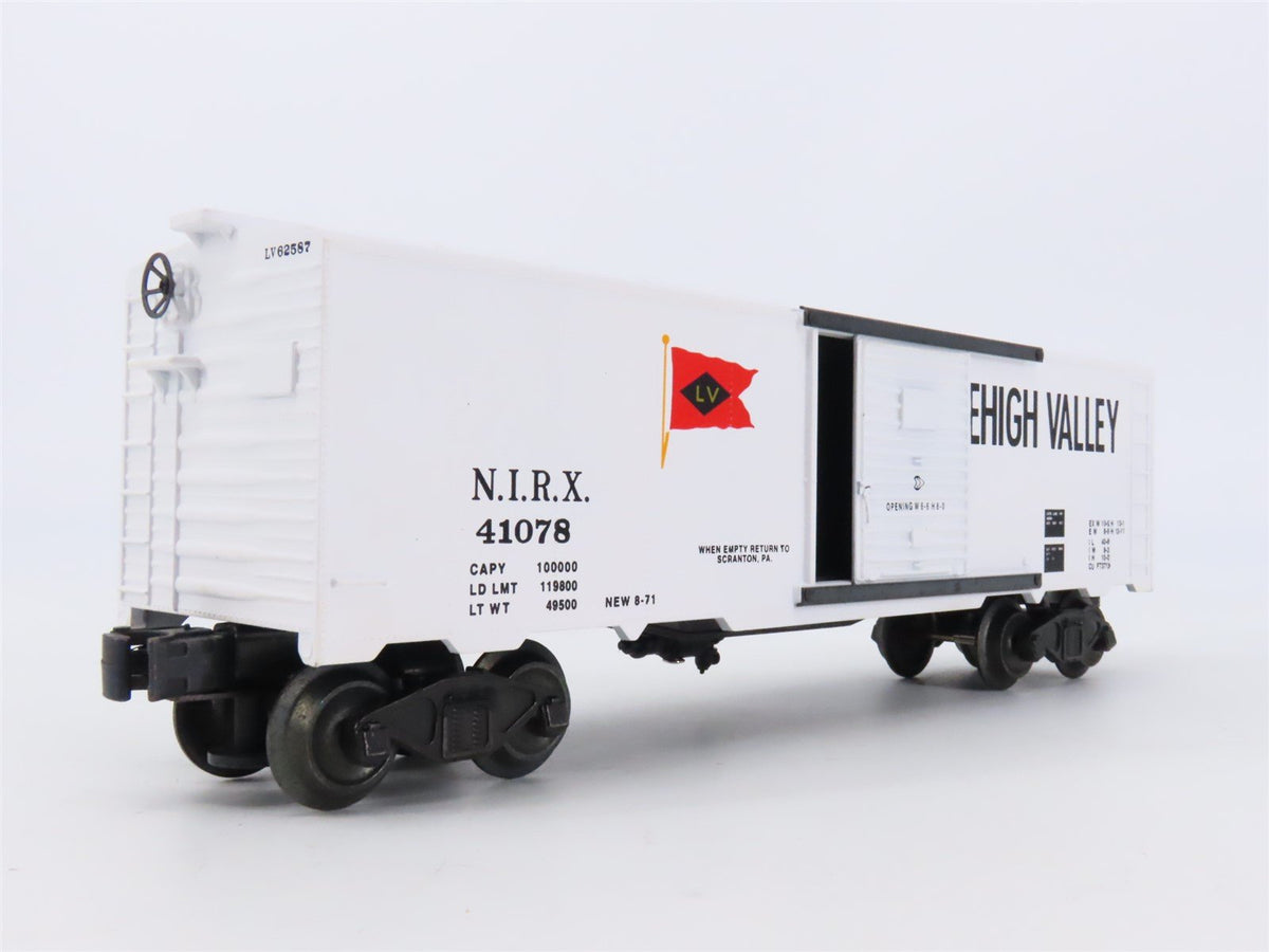 O Gauge 3-Rail Williams No.20 NIRX LV Lehigh Valley Single Door Box Car #41078