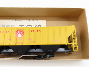 HO Scale Athearn Bev-Bel Kit #1407 CLMX Ace-Hi Bulk Feed 3-Bay Hopper #112