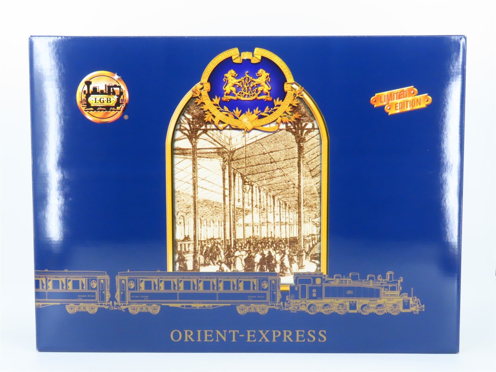 G Scale LGB 70685 Orient-Express Steam Loco & Passenger 2-Car Set w/ Sound