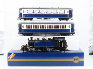 G Scale LGB 70685 Orient-Express Steam Loco & Passenger 2-Car Set w/ Sound