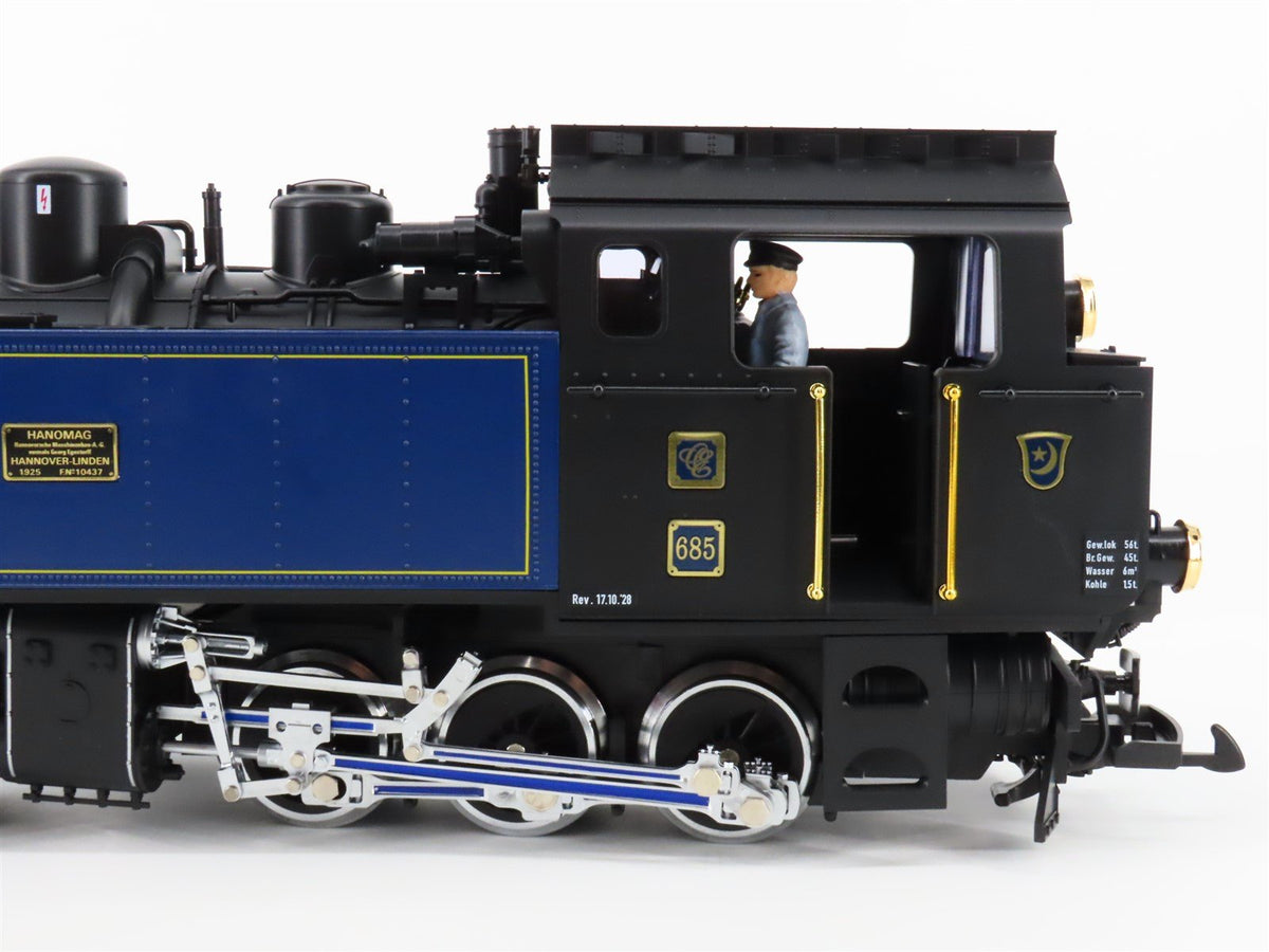 G Scale LGB 70685 Orient-Express Steam Loco &amp; Passenger 2-Car Set w/ Sound