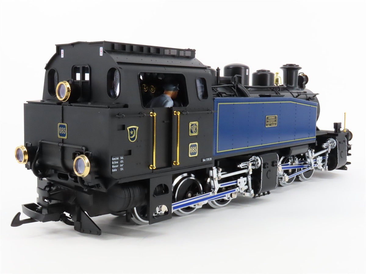 G Scale LGB 70685 Orient-Express Steam Loco &amp; Passenger 2-Car Set w/ Sound