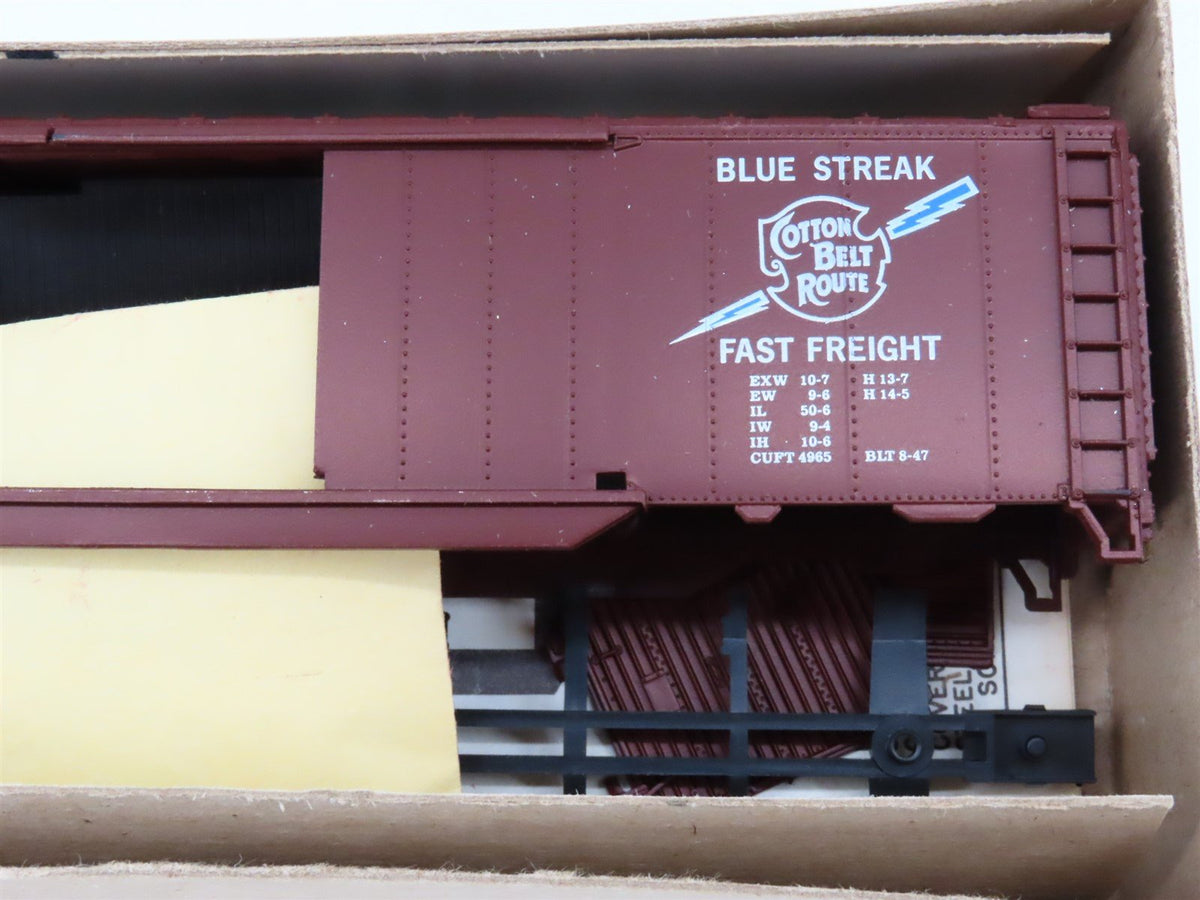 HO Athearn Bev-Bel Kit #806 SSW Cotton Belt 50&#39; Double Door Box Car #47100