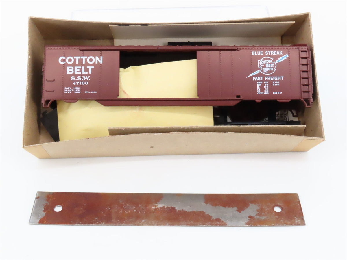 HO Athearn Bev-Bel Kit #806 SSW Cotton Belt 50&#39; Double Door Box Car #47100