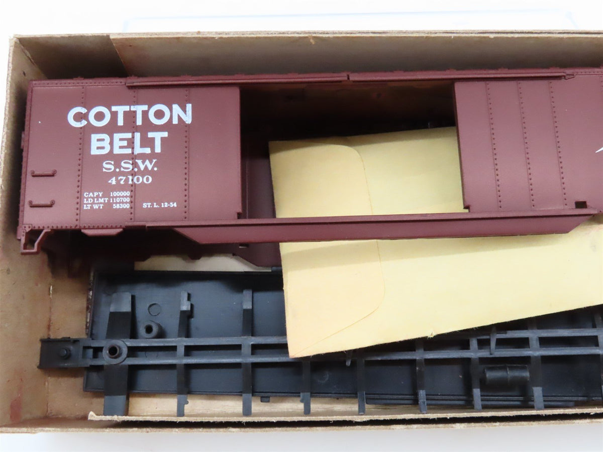 HO Athearn Bev-Bel Kit #806 SSW Cotton Belt 50&#39; Double Door Box Car #47100