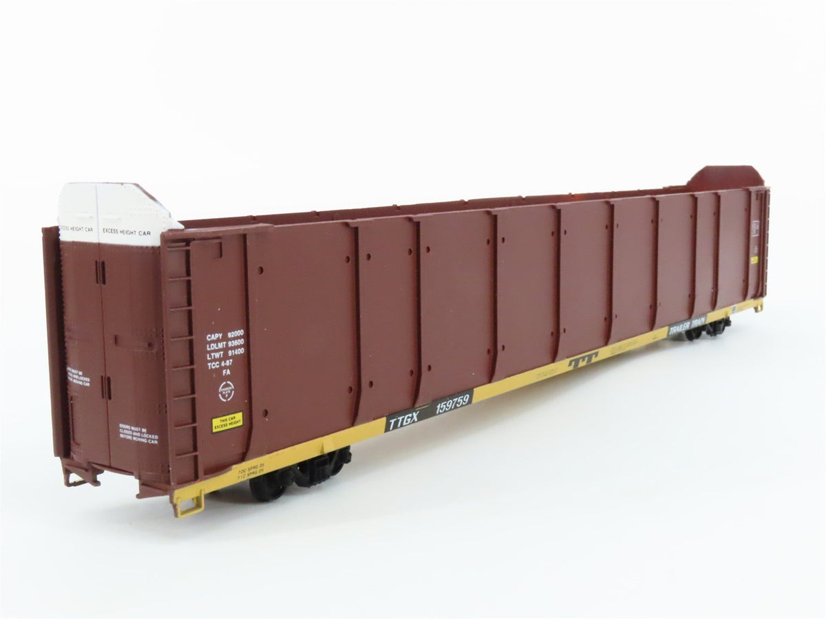 HO Walthers Kit #932-4807 TTGX SP 89&#39; Auto Carrier #159759 - Partially Assembled