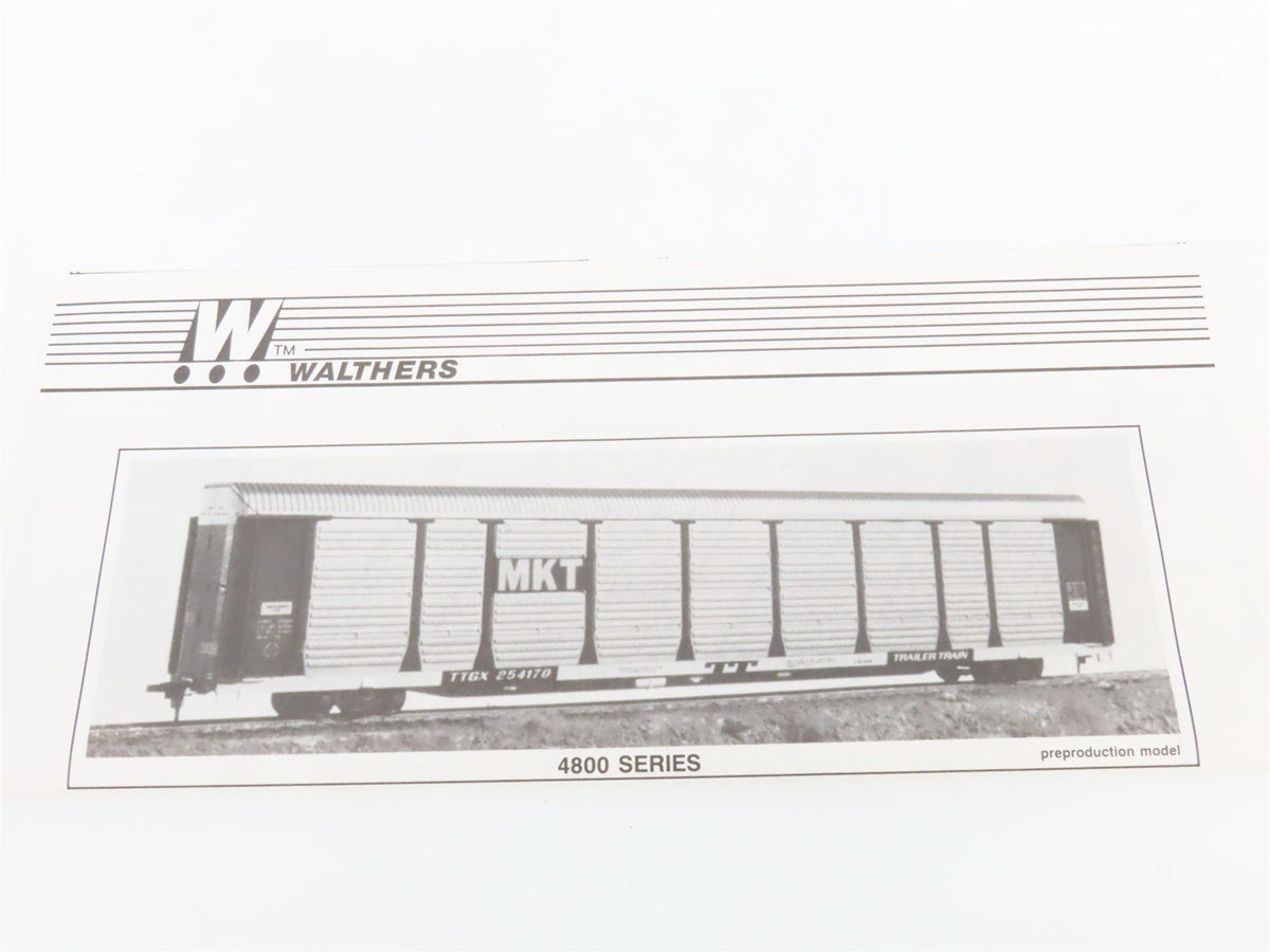 HO Walthers Kit #932-4807 TTGX SP Southern Pacific 89&#39; Auto Carrier #159770